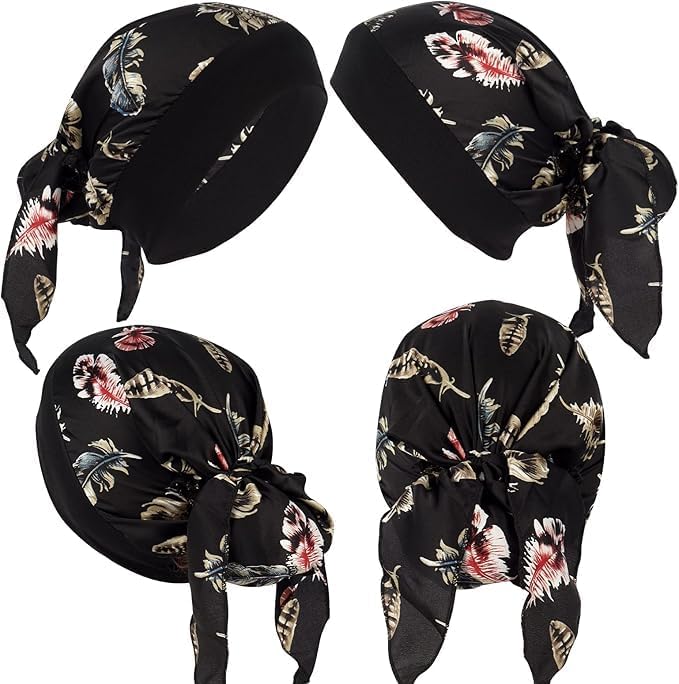 FADACHY Chemo Headwear for Women,Chemo Caps Lightweight for Summer with Head Scarf,Silky Soft Hair Turbans Fashion - Image 5